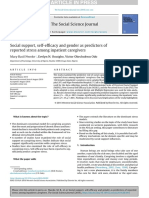 Social Support, Self-Efficacy and Gender As Predictors of Reported Stress Among Inpatient Caregivers