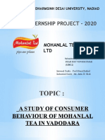 Summer Internship Project - 2020: Mohanlal Tea Pvt. LTD