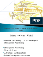 Introduction To Management Accounting