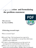 Selection Research Topic (Fikru) PDF