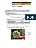 KODAK Digital LAD Test Image: Table I: Summary of Digital Recording LAD Aims Film Type Mode Red Green Blue