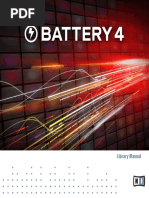 Battery 4 Library Manual English PDF