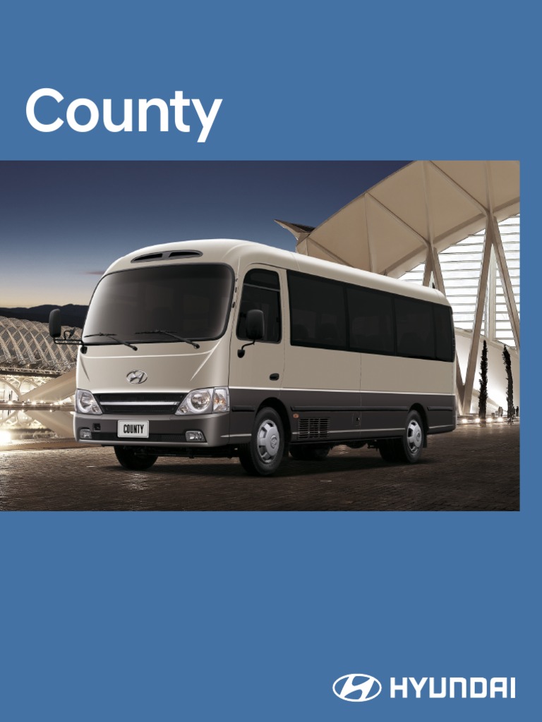 FICHA TECNICA DE CUSTER HYNDAY County | PDF | Transporte | Vehículo de ...