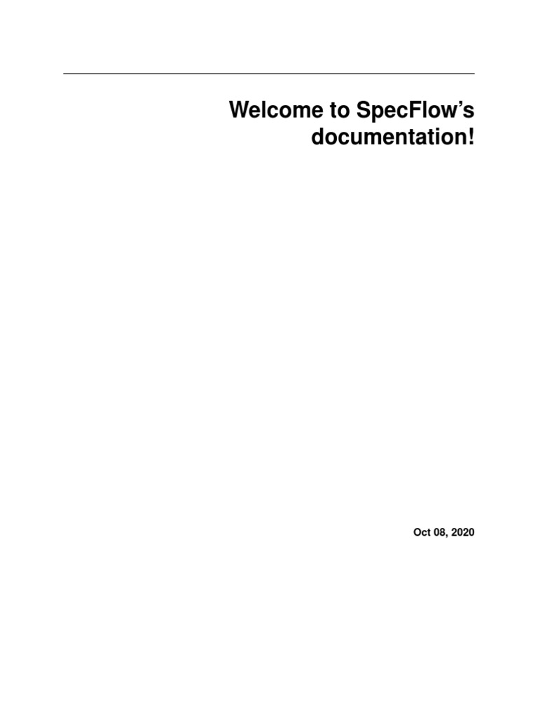 Docs Specflow Org Specflow en Latest PDF PDF Hyperlink Microsoft