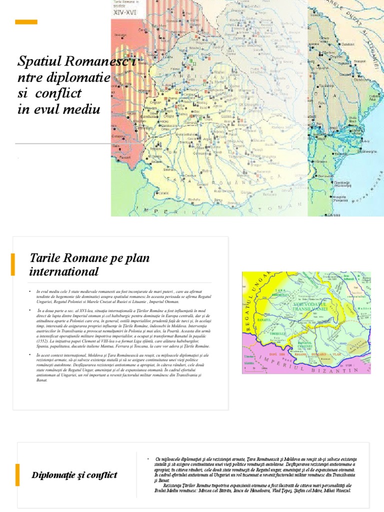 Spatiu Romanesc Intre Diplomatie Si Confict in Evul Mediu - Cibuc ...