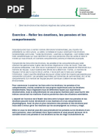  Relier les émotions, les pensées et les comportements
