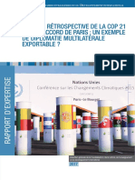 ANALYSE RÉTROSPECTIVE DE LA COP 21  ET DE L’ACCORD DE PARIS  UN EXEMPLE  DE DIPLOMATIE MULTILATÉRALE EXPORTABLE .pdf