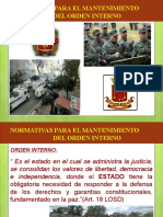 Normativa Orden Interno