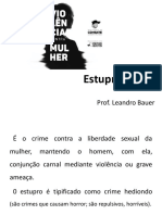 Crimes sexuais: estupro, atentado violento e outros