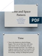 Time and Space Pattern TAYANGAN