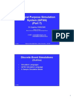 General Purpose Simulation System (GPSS) (Part 7) : Discrete Event Simulations