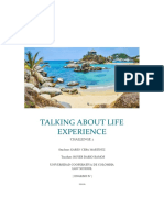 Talking About Life Experience: Challenge 2