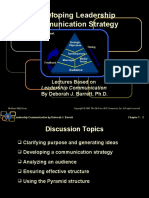 Developing Leadership Communication Strategy: Lectures Based On by Deborah J. Barrett, PH.D
