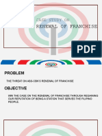 Abs-Cbn'S Renewal of Franchise: A Case Study On