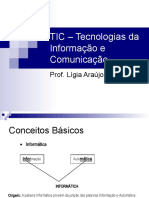 TIC - Conceitos básicos sobre tecnologias da informação