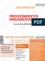 Procedimientos Parlamentarios