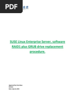 SUSE Drive Replacment Procedure