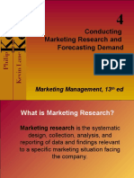 Chapter 4 and 5 Conducting Marketing Research and Forecasting Demand Customer Value Satisfaction and Loyalty