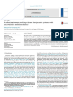 Arobust Extremum Seeking Scheme For Dynamic Systems With