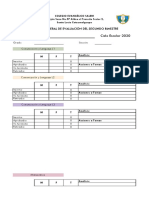 Análisis General de Evaluación - I Ciclo de Primaria