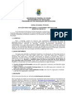 UFC Edital de Seleção para Mestrado e Doutorado em Psicologia