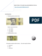 Evaluasi Pembelajaran Tema 3 Tugasku Dalam Kehidupan Social