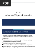 ADR Alternate Dispute Resolution