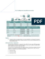 CCNA4 - Lab - 4 - 3 - 7 - Es - Configuración de Perfiles de Marcador PDF