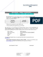 PGDM Fee Notice Term 5 2019-21 PDF