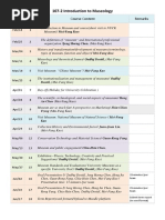 107-2 Introduction To Museology: Date Week Course Content Remarks