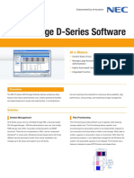 SAN Storage D-Series Software: at A Glance