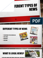 Different Types of News