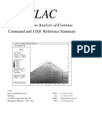 Fast Lagrangian Analysis of Continua: Command and FISH Reference Summary