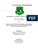 Analyse The Role of UNHCR PDF