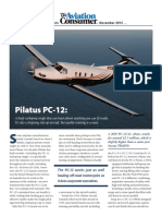 Aviation Consumer PilatusPC 12