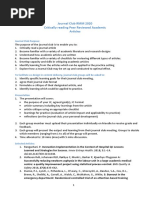 RMM Journal Club Guide