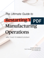 The Ultimate Guide To: Restarting Your Manufacturing Operations