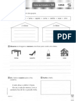 Livro de fichas Português leitura e escrita