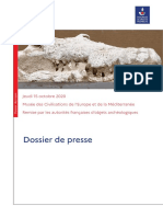 Dossier de Presse Remise Objets Archeologiques Douanes Maroc