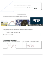 Funções quadráticas: análise e resolução de exercícios