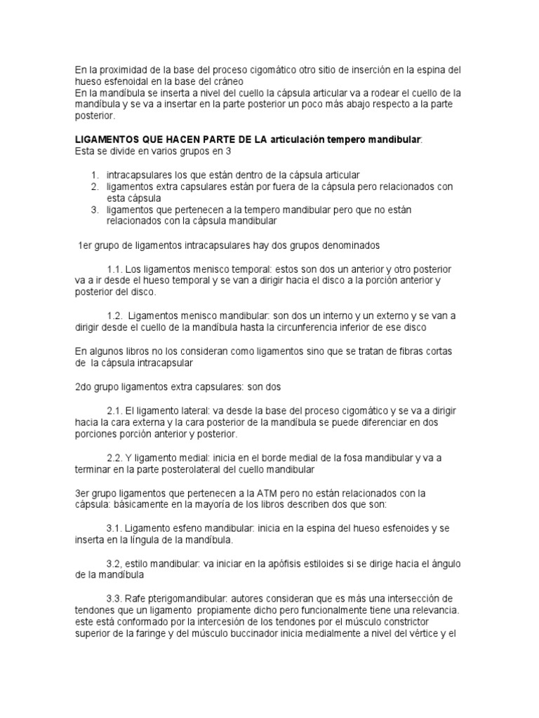 Anatomía de la ATM y Columna Vertebral | PDF | Vértebra | La columna ...
