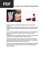 Riscul produs de ruj