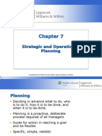 Strategic and Operational Planning