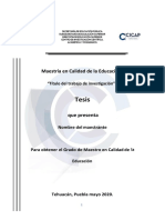 Elementos de La Tesis (Presentación y Contenido) PDF