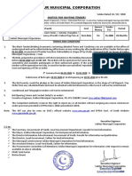 Sukkur Municipal Corporation: (Notice For Inviting Tender)