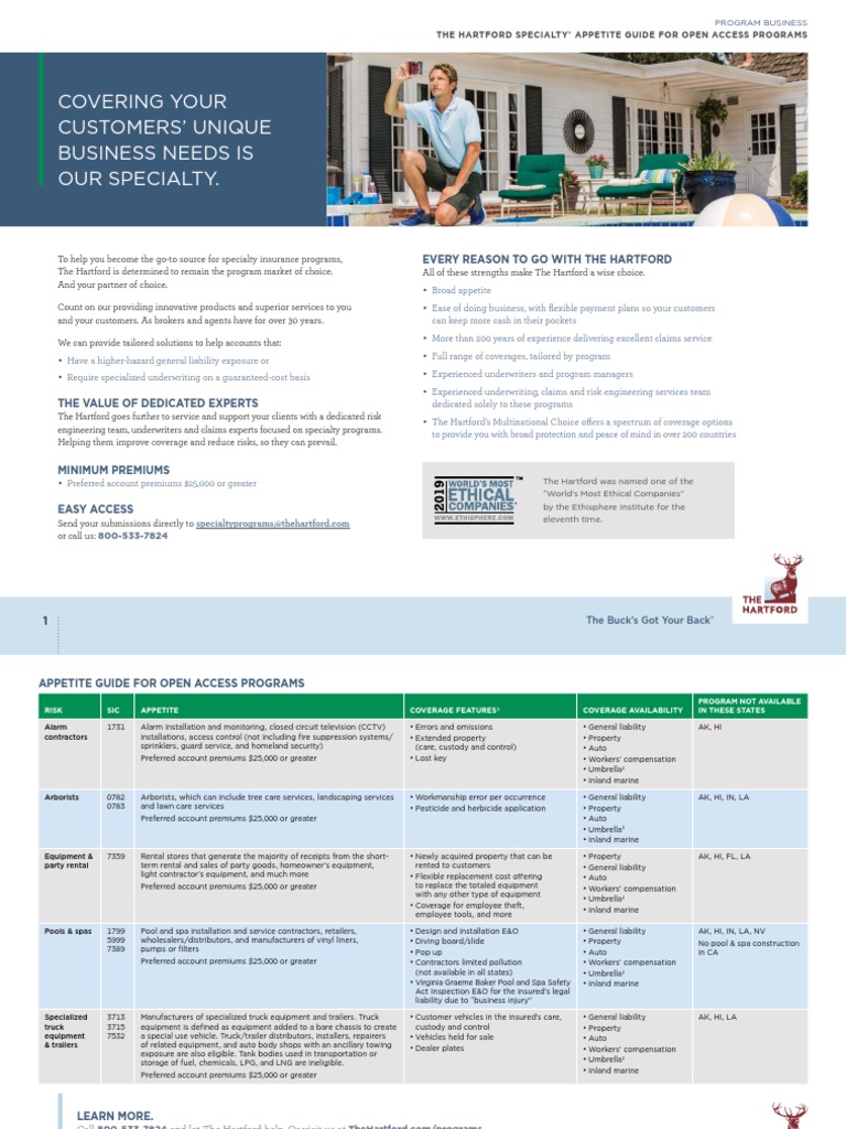 Open Access Programs Guide | PDF | Underwriting | Insurance