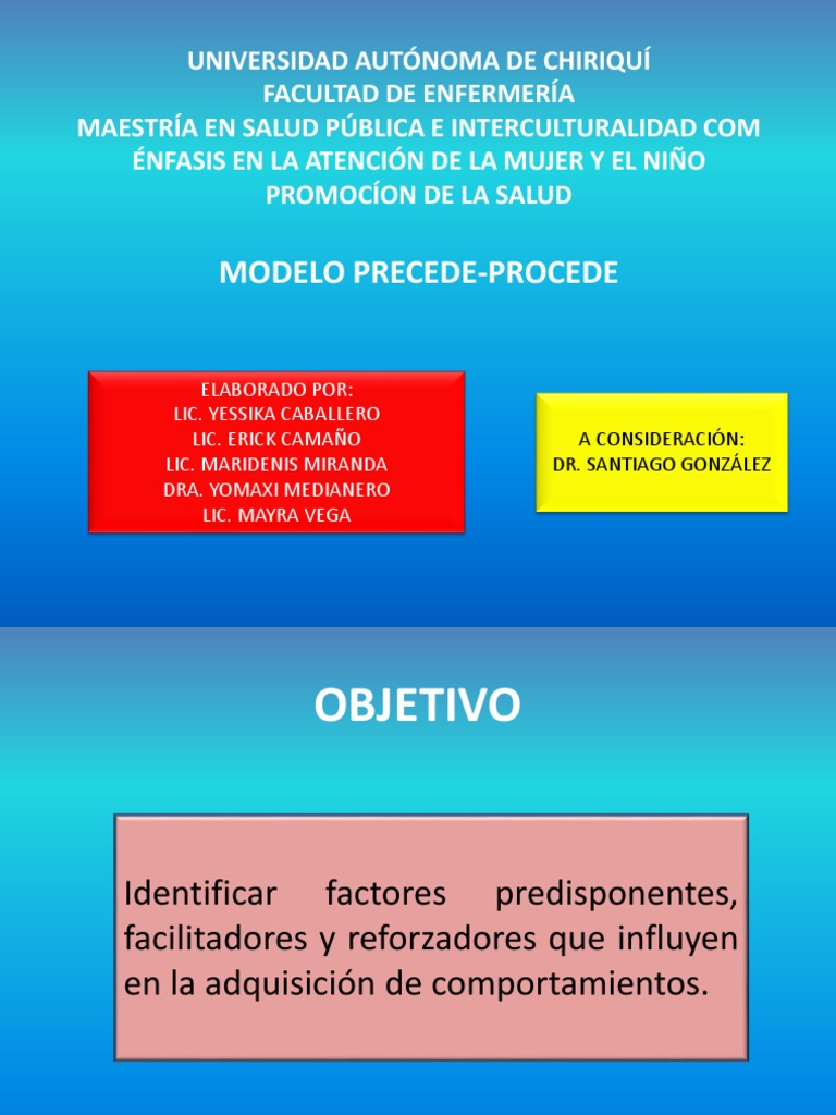 Modelo Precede y Procede | PDF | Evaluación | Comportamiento