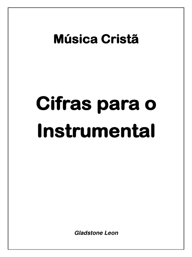 Cifras para Instrumental, PDF, Oração do Senhor