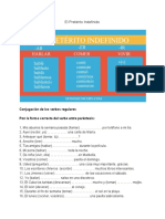 Pretérito Indefinido Ejercicios PDF