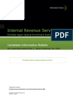 Internal Revenue Service: Candidate Information Bulletin